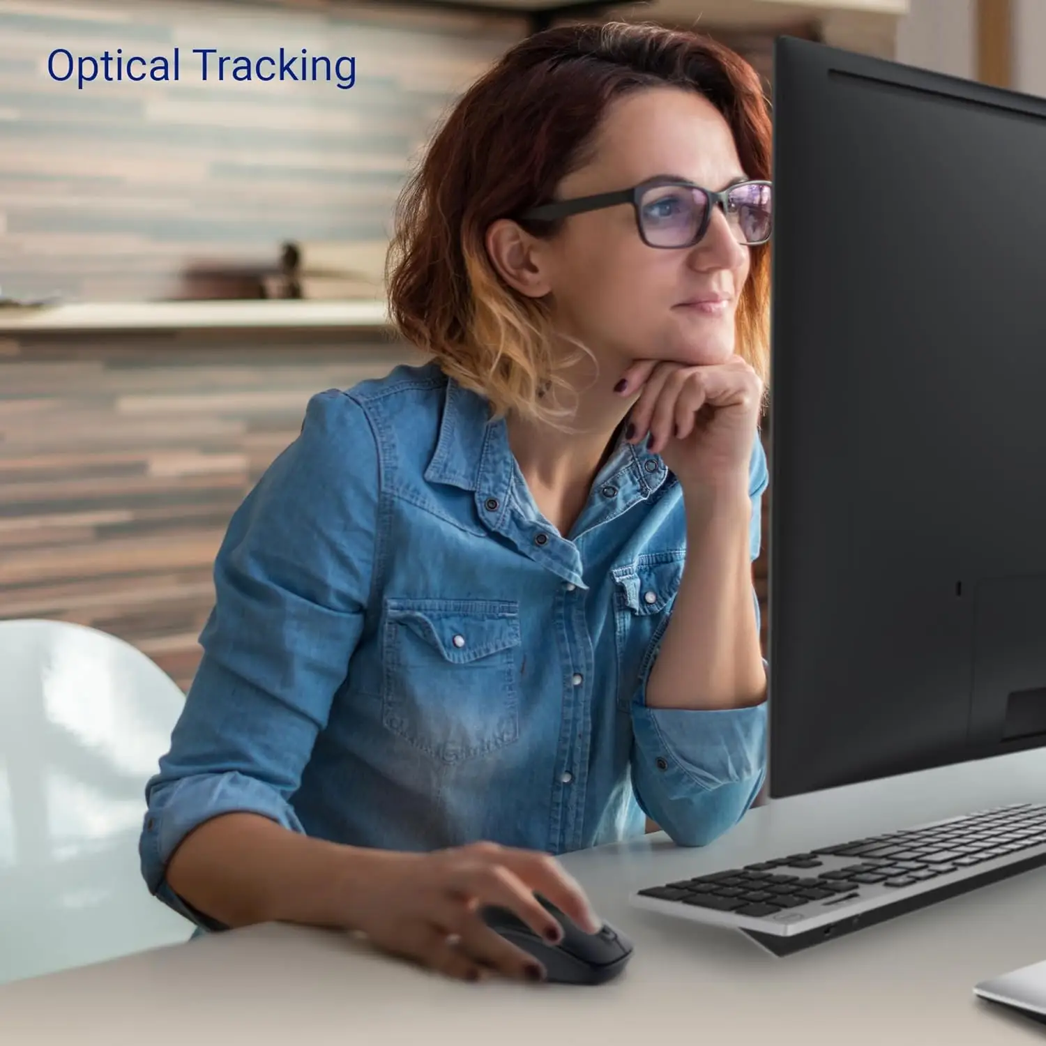 Dell WM118 Wireless Mouse, 1000DPI, 2.4 Ghz with USB Nano Receiver, Optical Tracking, 12-Months Battery Life, Plug and Play, Ambidextrous - Black - Image 3