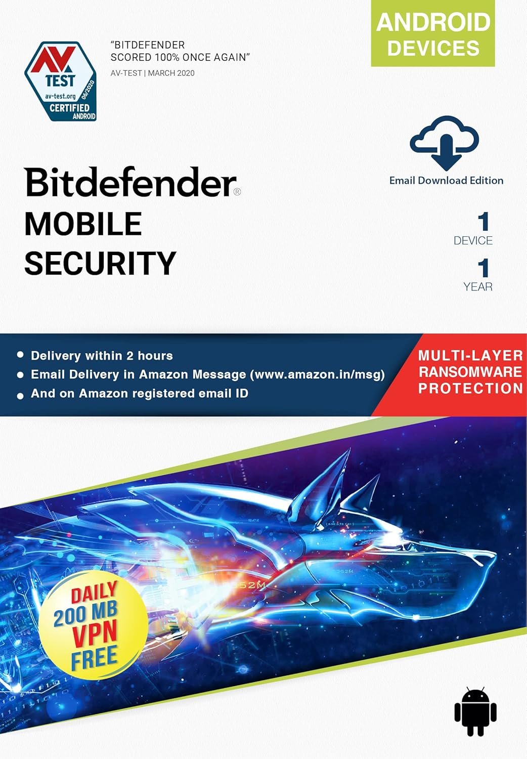 Bitdefender - 1 Device,1 Year - Mobile Security | Android| Latest Version | Email Delivery In 2 Hours- No Cd | - Image 2