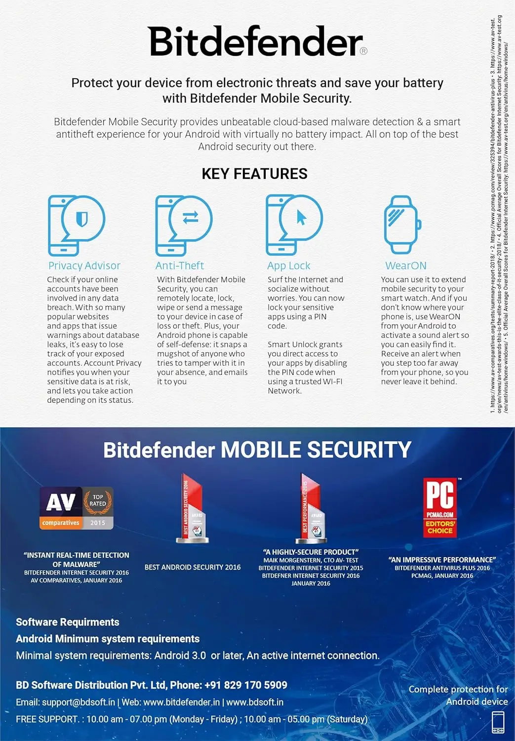 Bitdefender - 1 Device,1 Year - Mobile Security | Android| Latest Version | Email Delivery In 2 Hours- No Cd | - Image 5