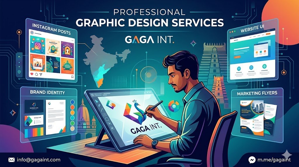 Creative Graphic Design Solutions for Indian Businesses | GAGA INT